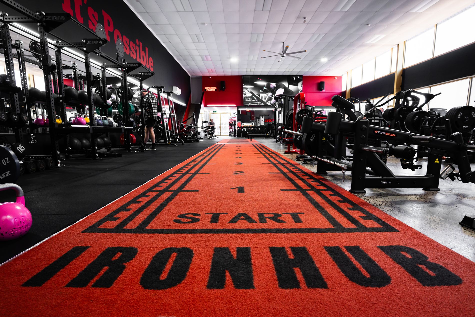 Iron Hub gym floor